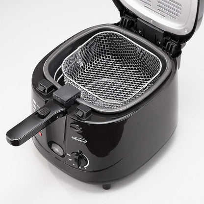 Brentwood DF-725 1500w 12-Cup Electric Deep Fryer, Black