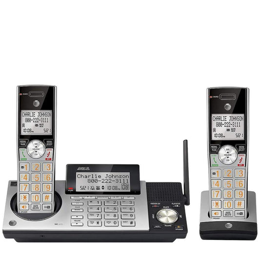 AT&T CL83215 DECT 6.0 Cordless Phone System with 2 Handsets