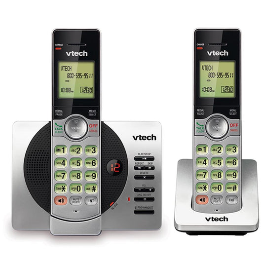 VTECH 2 Handset Cordless Answering System with Caller ID/Call Waiting CS6929-2