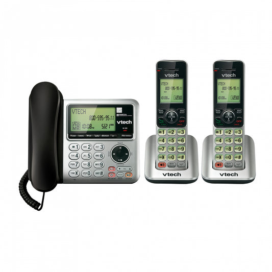 VTech  CS6649-2 2-Handset Corded/Cordless Answering System with Caller ID/Call Waiting