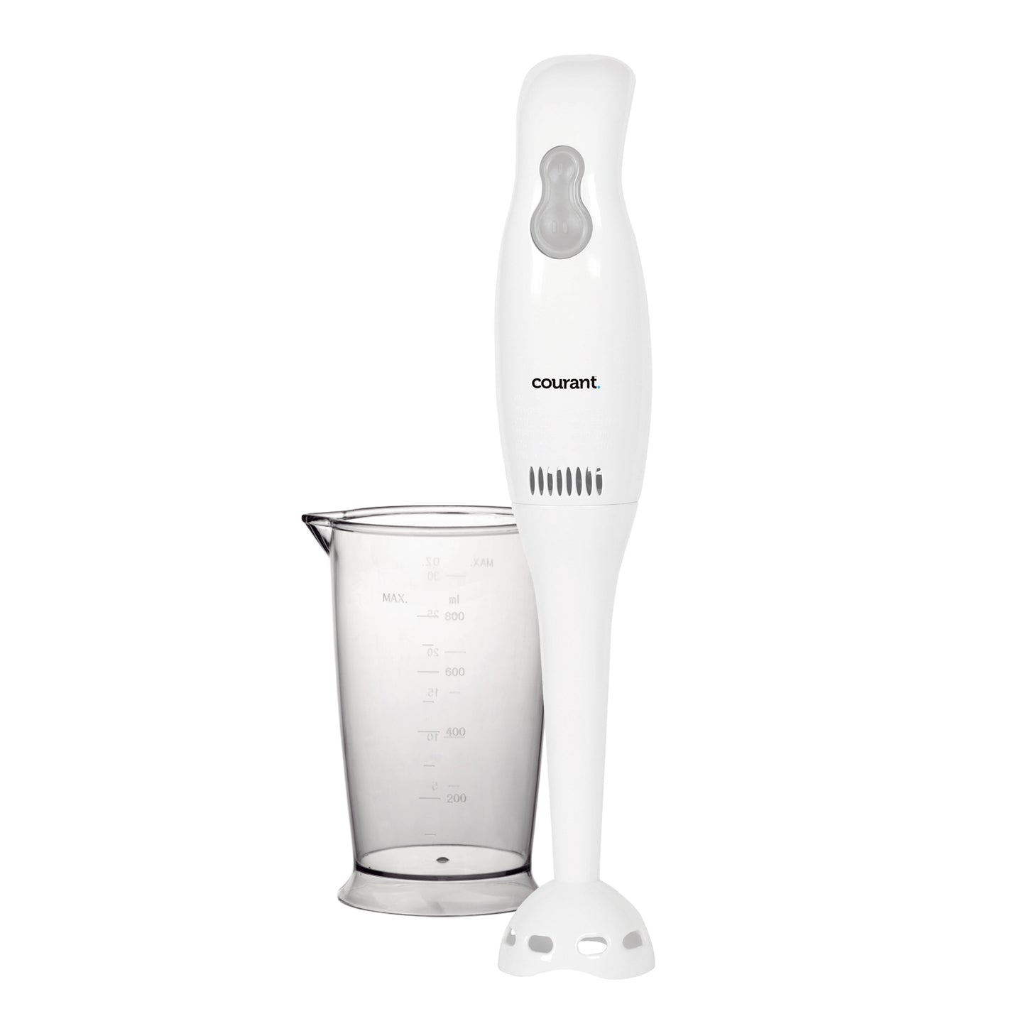 Courant 2-Speed Hand blender with measuring Cup, White