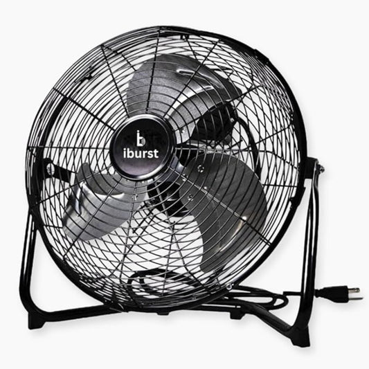 EZ CHILL 01288 18" 3-SPEED HIGH-VELOCITY FLOOR FAN WITH ADJUSTABLE TILT