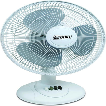 EZ-CHILL 12" Oscillating Table Fan 01286