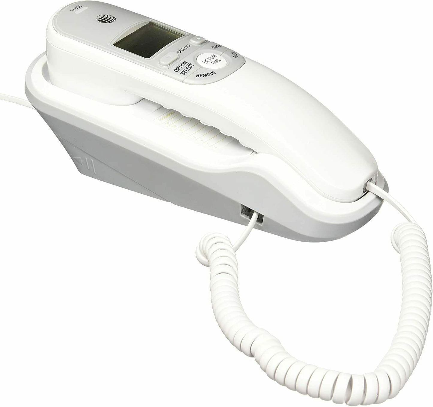 AT&T TR1909 Trimline Telephone with Call Waiting Caller ID Black