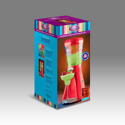 Nostalgia 64 oz. Single Speed Red Margarita and Slush Blender