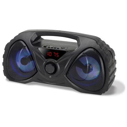 GPX BB200B  Bluetooth Boombox, USB and SD Media Ports