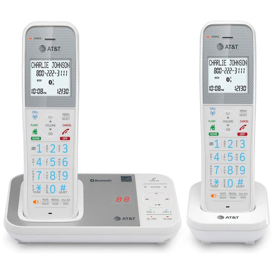 AT&T DECT 6.0 Cordless Home Phone with Smart Call Blocker & Bluetooth Connect to Cell (DAL75211)
