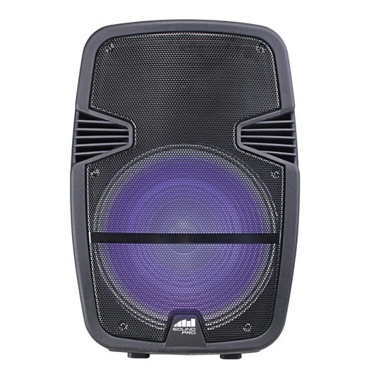 Sound Pro Portable 15 inch Bluetooth Party Speaker with Disco Light & Stand  NDS1516