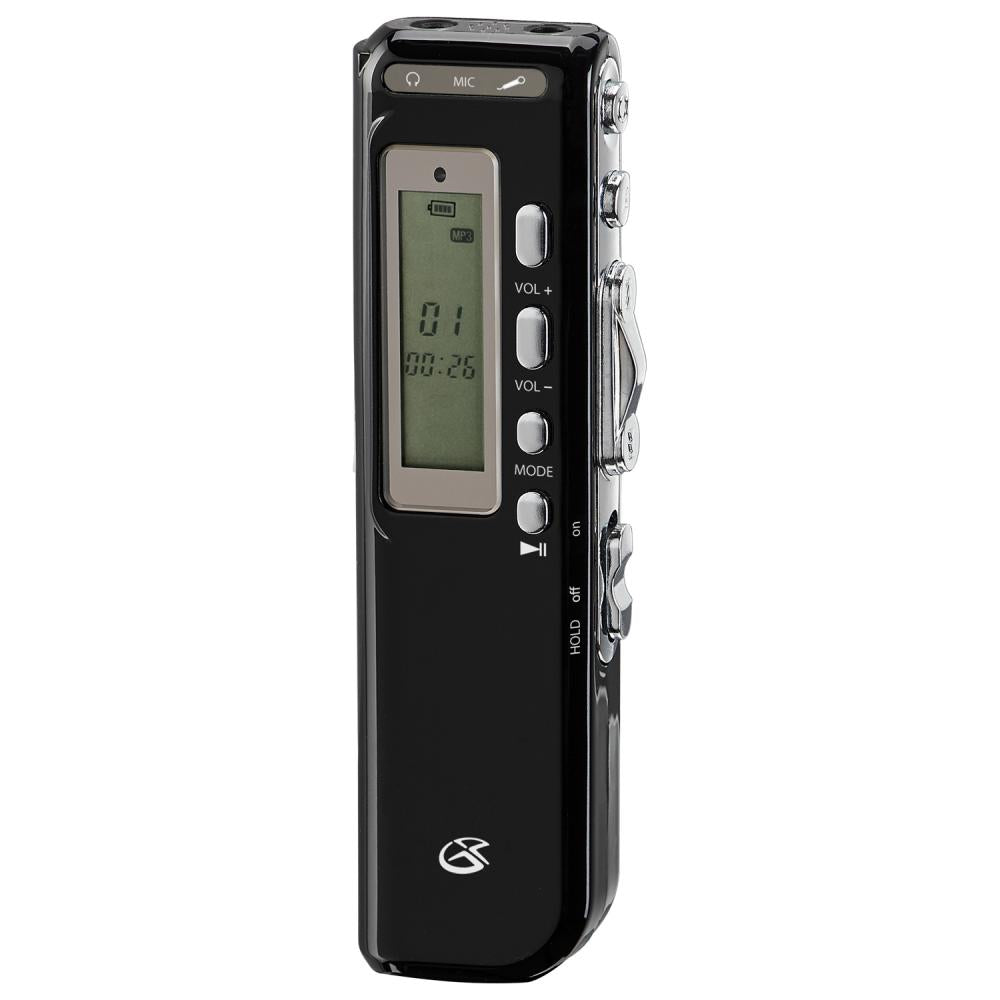 Gpx PR047B 4GB Digital Voice Recorder with USB Port