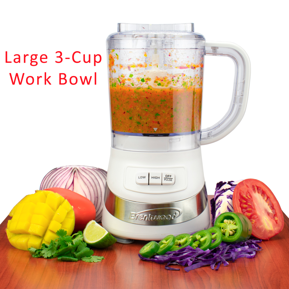 Brentwood FP-549  3 Cup Food Processor