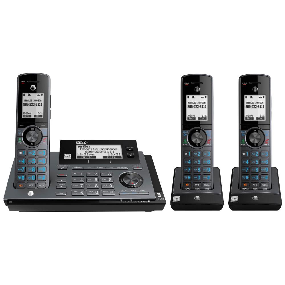 AT&T CLP993873 Handset Connect to Cell Cordless Phone Smart with Answering System