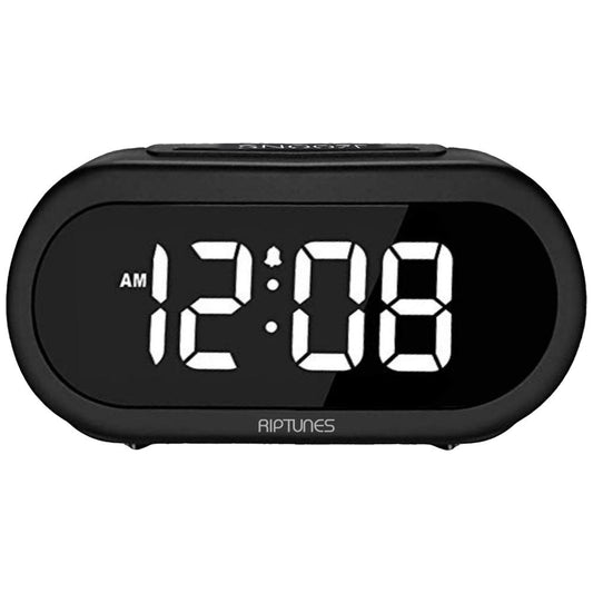 Riptunes 1.4-Inch Digital Alarm Clock w/ 5 Alarm Sounds WAS140