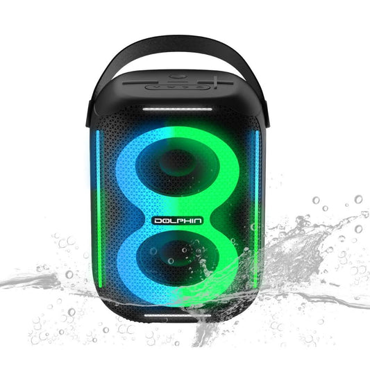 Dolphin Waterproof Portable Party Speaker - Black S20