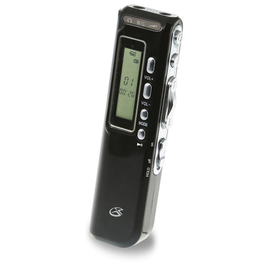 Gpx PR047B 4GB Digital Voice Recorder with USB Port