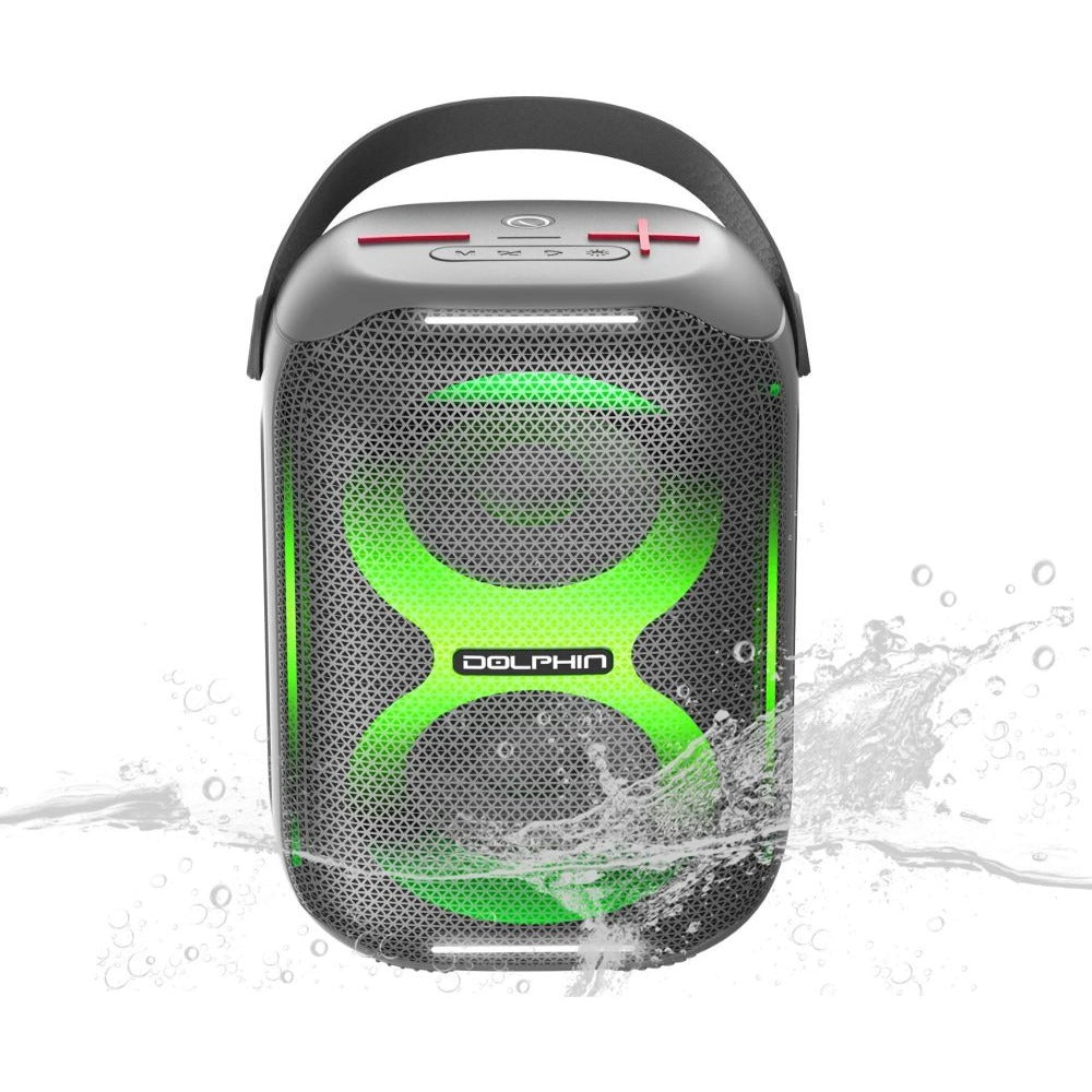 Waterproof Portable Party Speaker - Gray