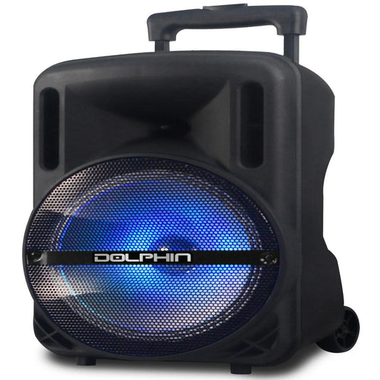 Dolphin Rechargeable 10-inch Party Speaker with Trolley SP-10RBT