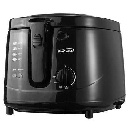 Brentwood DF-725 1500w 12-Cup Electric Deep Fryer, Black