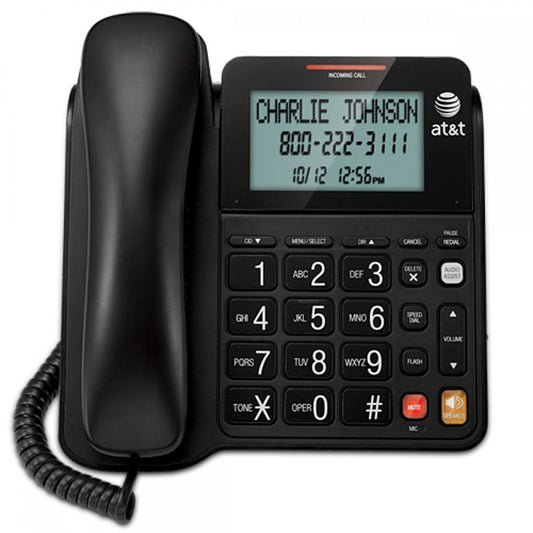 AT&T CL2940 Corded Caller ID Speakerphone with Large Tilt Display