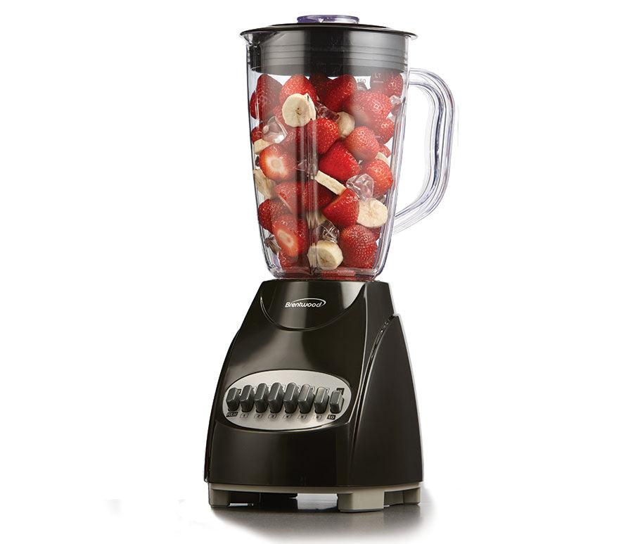 Brentwood JB-220 12-Speed + Pulse Blender, Black,Blue,Green, Purple, Red, White