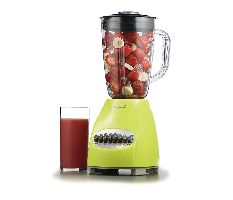 Brentwood JB-220 12-Speed + Pulse Blender, Black,Blue,Green, Purple, Red, White