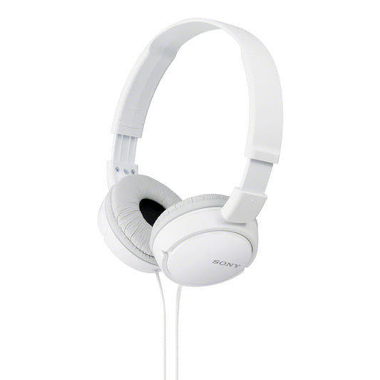 SONY MDR-ZX110 ZX Series Stereo Foldable Headphones - White