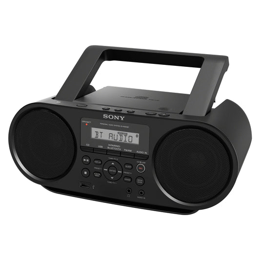 SONY ZS-RS60BT CD/MP3 AM/FM Boombox with Bluetooth and NFC