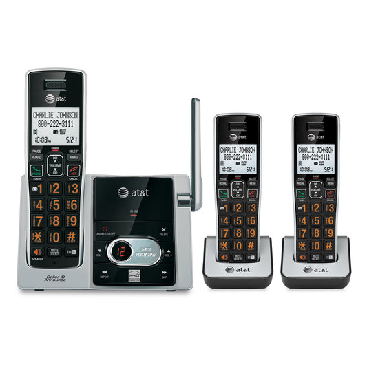AT&T CL82313 3-Handset Answering System with Talking Caller ID