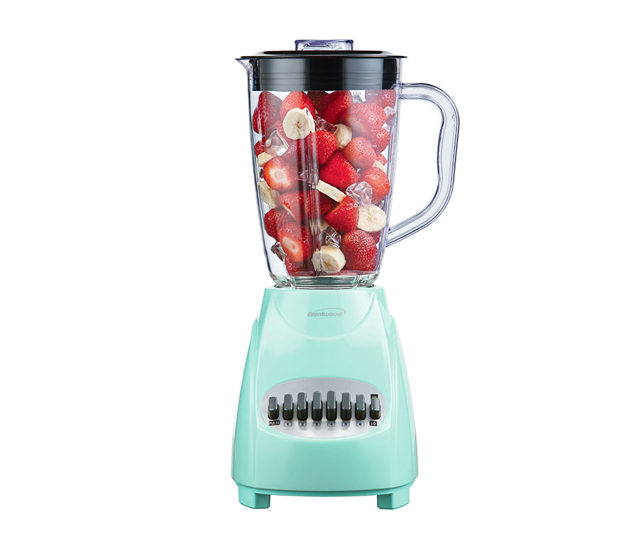 Brentwood JB-220 12-Speed + Pulse Blender, Black,Blue,Green, Purple, Red, White