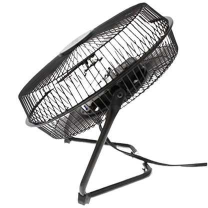 EZ Chill 01309 12" 3-SPEED HIGH-VELOCITY FLOOR FAN IN BLACK