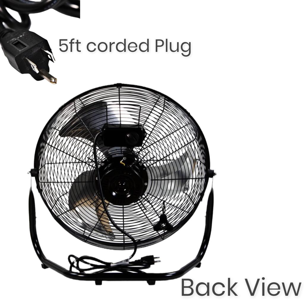 EZ CHILL 01308 9" 3-SPEED FLOOR FAN