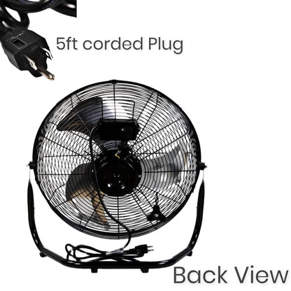 EZ CHILL 01308 9" 3-SPEED FLOOR FAN