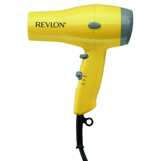 REVLON RVDR5260 1875 Watt Compact & Lightweight IONIC Hair Dryer, Yellow