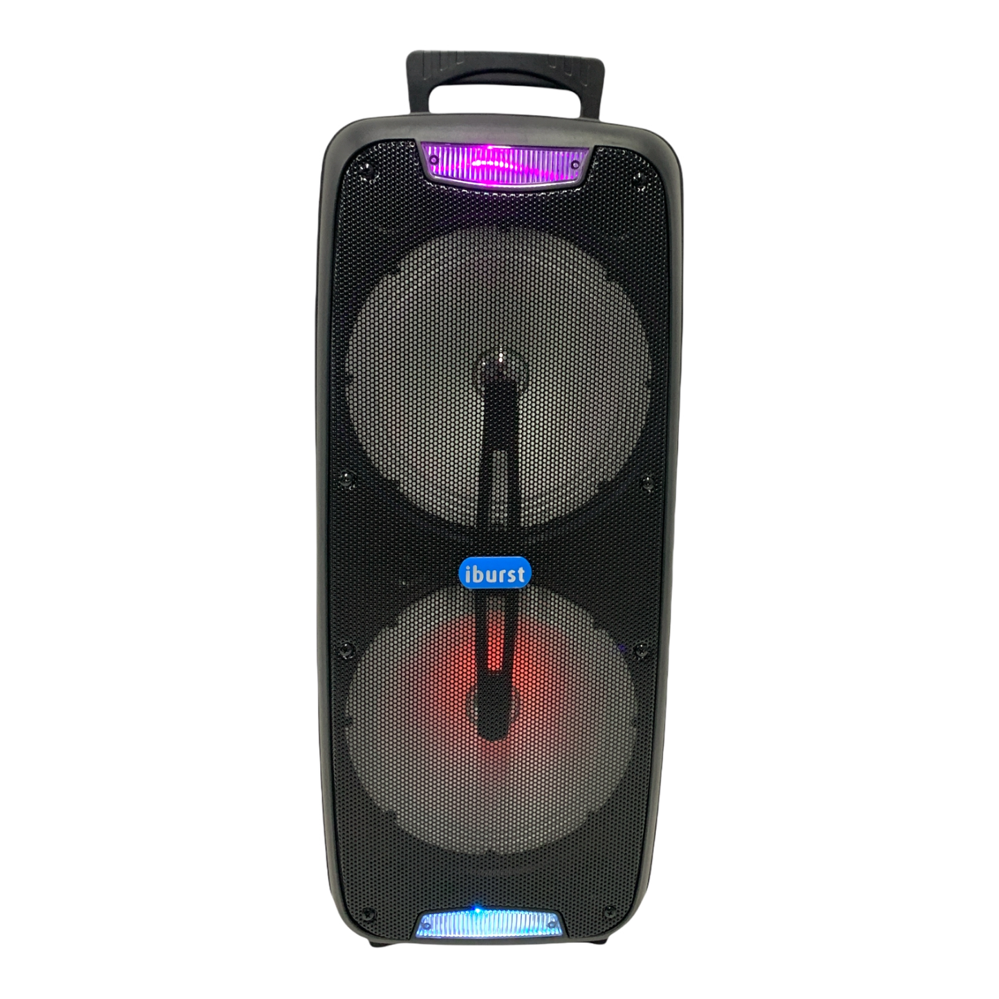 iburst ib-2828 2x8" 4600W Portable Bluetooth Speaker Sub woofer Heavy Bass Sound System Party