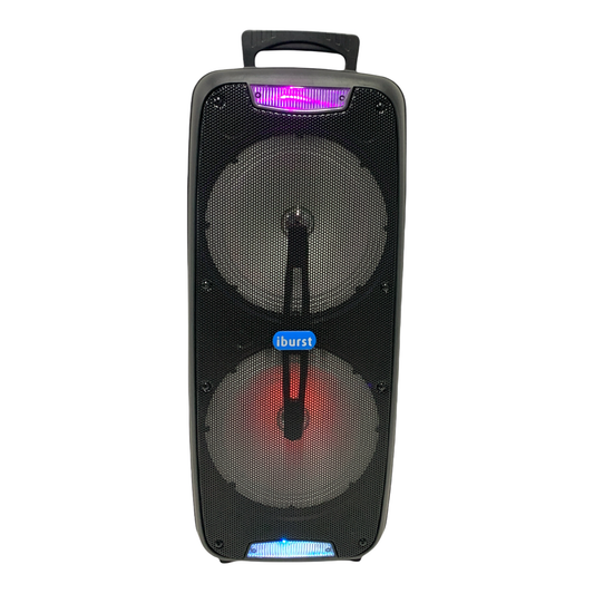 iburst ib-2828 2x8" 4600W Portable Bluetooth Speaker Sub woofer Heavy Bass Sound System Party