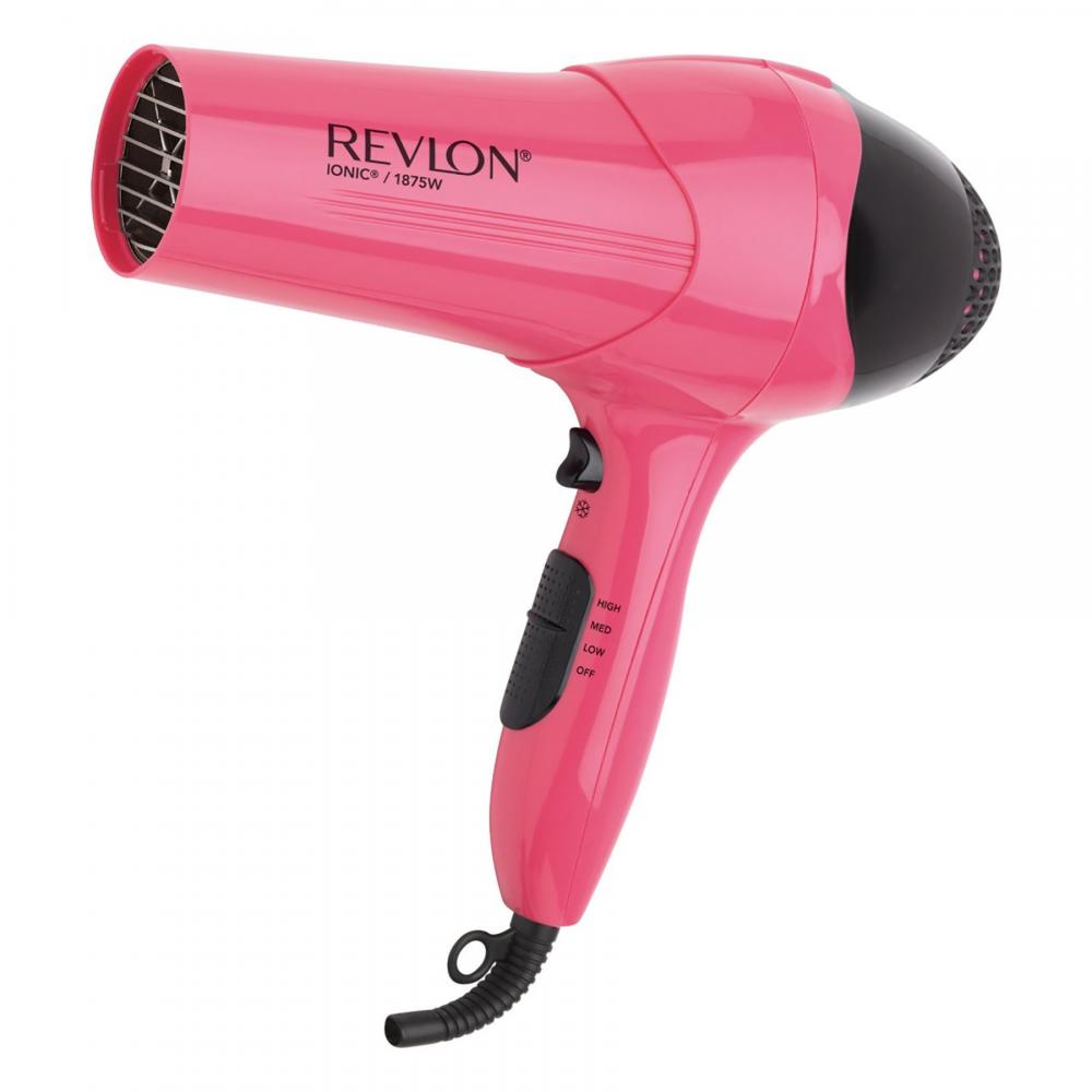 REVLON RV474 1875 Watts Ionic Frizz Control Styler, Pink