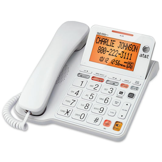 AT&T CL4940  Corded Answering System with Caller ID/Call Waiting and Large Tilt Display
